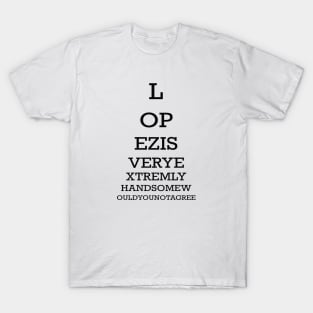 Shmigadoon Eye Chart T-Shirt